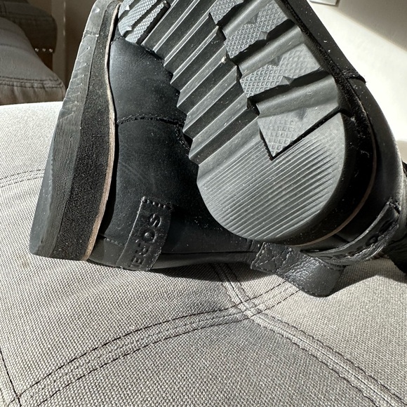 SOREL Black Harlow Waterproof Chelsea Boots - Picture 7 of 8